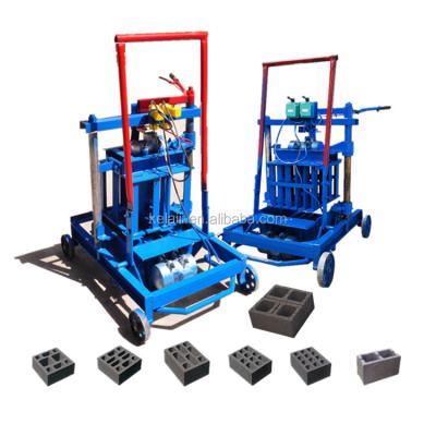 China Construction material stores manual cement block brick making machine price diesel manual cavity concrete block brick maker concrete machine for sale for sale