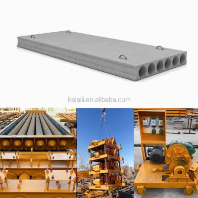 China Low cost fast building cavity precast core of paving stones / roof slab machine for prefab house for sale