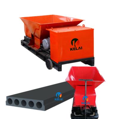 China Low cost fast construction hollow precast concrete core slab machine extruder/hollow core slab floor panel making machine for sale