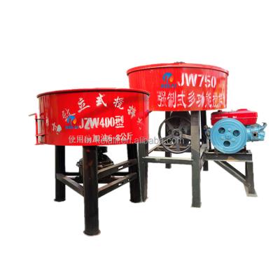 China Flat Compulsory Fixed Diesel Pan Type Concrete Mixer From Building Material Stores Small for sale