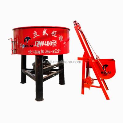 China Construction Material Stores Diesel Fixed Flat Binding Small Pan Type 250L Concrete Mixer Jw250 for sale