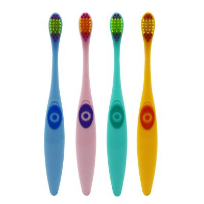 China Hot Selling Children Soft Bristle Small Brush Head Soft Custom Logo Portable Children Toothbrush for sale