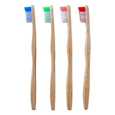 China Adult Natural Organic Bamboo Toothbrush Eco-friendly Bamboo Toothbrush With Bristle Dental Care Nylon Toothbrush for sale