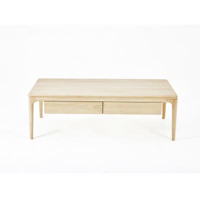 China New Type Convertible Living Room Ash Solid Wood Coffee Table White with Interesting Price for sale