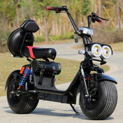 China Golf stance scooter adult electric motorcycle with 12 inch big tire 60v 20ah battery cheap scooter electric citycoco for sale