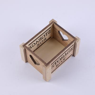 China Sustainable Nordic Storage Baskets Luxury Laser Engrave Wooden Storage Box for sale