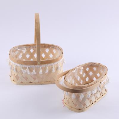 China Viable Natural Handmade Wicker Basket Products Wicker Basket Gift Wicker Basket for sale