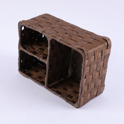 China Hot sale wicker basket cheap gift snack storage basket fruit vegetable storage basket viable for sale