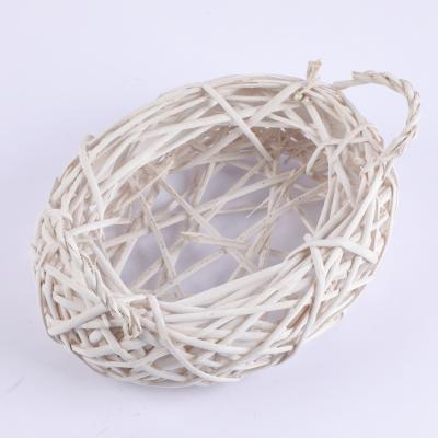 China Minimalist Creative New Bird Willow Flower Nest Shaped Basket for sale