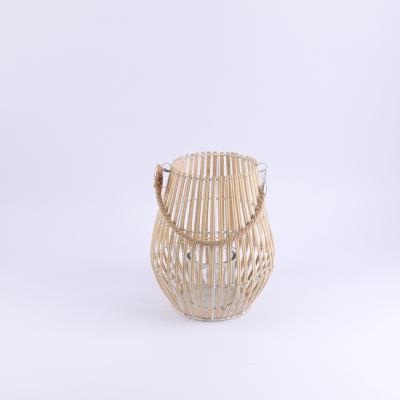 China Classic Chinese House Decoration Import Bamboo Arts And Crafts Candle Lantern for sale