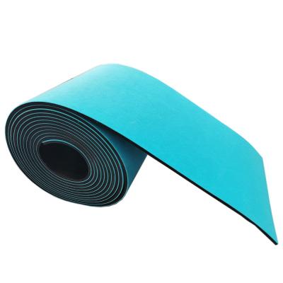 China Resilient Foam Backing With Maximum Shock Absorption Roll Out Mat Metallic To Foam Rhythmic Gymnastics Mat Cheer Floor Runaway Cheerleading Mats for sale