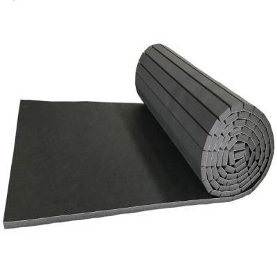 China Martial Arts Outdoor Mats Smooth Or Tatami Vinyl Unroll Mats Jujitsu Flexible Roll Up Martial Arts Mats for sale