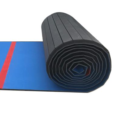 China Martial Arts Rolling Up Mats Flexi Connect Roll Mats Dance Floor Gymnastics Jiu-Jitsu Martial Arts Mats for sale