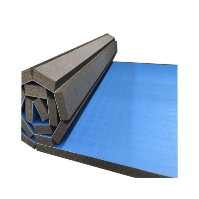 China System Convenience High Density PE Foam Unrolling Mat Martial Art Fold Out Jigsaw Interlocking Connecting Mat Gym Training Mat for sale