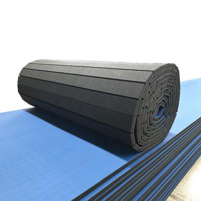 China Martial Arts Tatami Flexi Vinyl Roll Mats Mats Wrestling Jiujitsu Martial Arts for sale