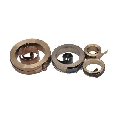 China OEM Small Metal SUS301 Flat Flat Coil Spring Torsion Spring Coil Custom Constant Force Coil Spring For Clock for sale