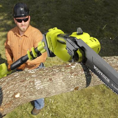 China 20V 18V 8inch Cordless Multi Folding Pole Aluminum Lithium-ion Telescopic Pole Saw Chainsaw With 8