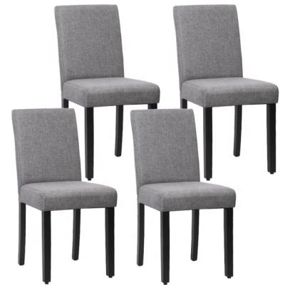 China Modern Single Household Velvet Cushion Upholstered Restaurant Furniture Dining Chairs for sale