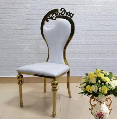 China Modern Stainless Steel Banquet Modern Carving Chair For Sale for sale