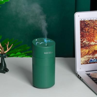 China Hotel Customized Mini Mute 420ml Air Disffuser Cool Mist Efficient Hydration Humidifier with Night Light for sale