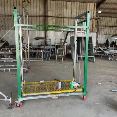 China 500kg 3M-8m Industrial Custom Electric Lifting Scaffolding Remote Control Climbing Platform for sale