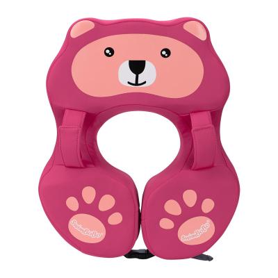 China 2021 New Circle Bear Kingpou Swimming Ring GB6675-2014/CE/EN71/CPC Pink Non-inflatable Non-inflatable Newborn Baby Float for sale