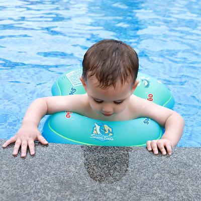 China New Style SWIMBOBO Double Safety Clasp U-Ring Baby Spring Armpit Safety Inflatable Float Swim Ring For Kid for sale