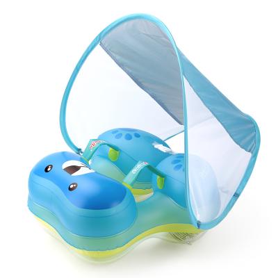 China Easy To Wear New Baby 0-3 Years Old Armpit Float Ring With Heavy Duty Tent Roll And Blue Water Resistant Kids Swimming Ring for sale