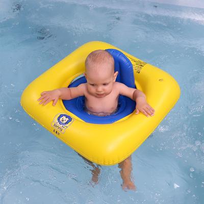 China 2022 Hot Selling Diameter Airbag 2022 Seat Inflatable Swim Seat Double Ring Baby Kids Backrest And Pocket Design Floating Pool Seat Float for sale