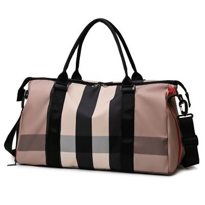 China 2022 oxford yoga gym bag for women design brand travel bag airport duffel bag large capacity clothes vacation weekender nylon bag for sale