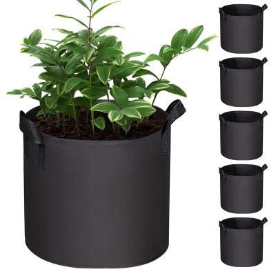 China 5/7/10/20/100/150 Gallon Non-Toxic Indoor Hydroponic Nonwoven Fabric Grow Pot For Grow System for sale