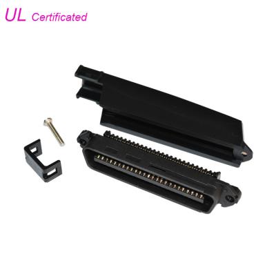 China Centronic 90 Degree 50 Pin Male IDC Connector With Phosphor Bronze Pin Material for sale