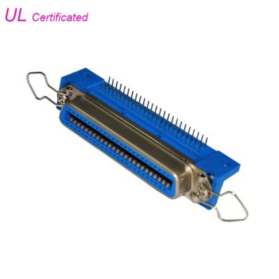 China PCB Right Angle Female Multi Pin Connector With PBT Insulator for sale