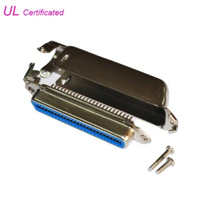 China 50 Pin Female Type Centronic Solder Pin Connector com tampa de Matel certificaram o UL à venda