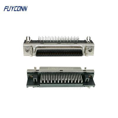 중국 50P 암 SCSI 커넥터 PCB 직각 1.27mm MDR 커넥터 판매용