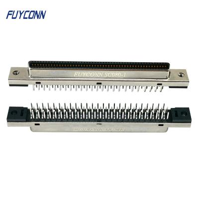 중국 100P SCSI 커넥터 암 수직 PCB MDR 커넥터 판매용