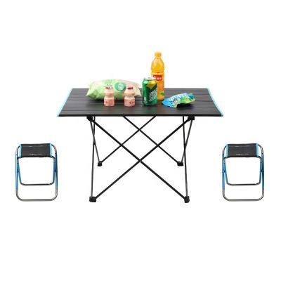 China DELUXEFIT Easy Carry High Quality Aluminum Outdoor Camping Folding Picnic Table for sale