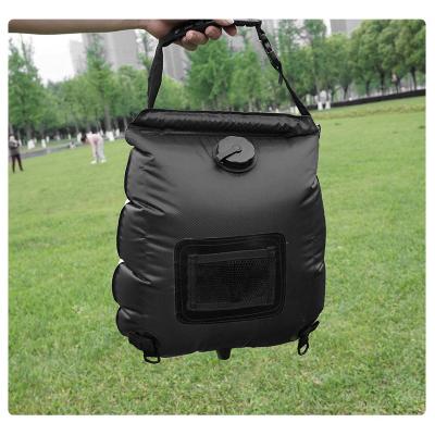 China Amazon Easy Carry Top Selling Camping 5 Gallon 20L Summer Portable Hanging Shower Bag For Outdoor Traveling Hiking for sale