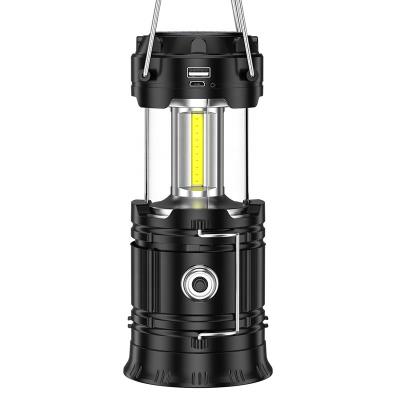 China DELUXEFITPortable USB Rechargeable LED Lantern Multifunctional Hanging Camping Light For Emergency Outdoor Rising Hurricanes for sale