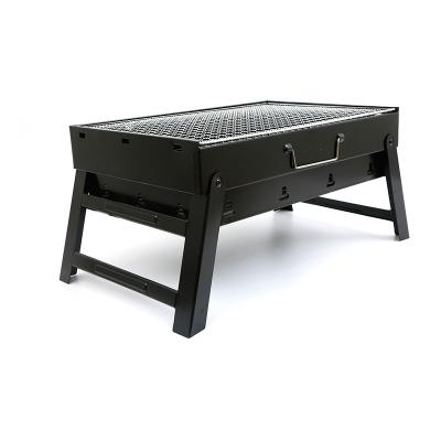 China DELUXEFIT Easily Assembled Folding Portable Outdoor Charcoal BBQ Charcoal Grill 43x29cm for sale