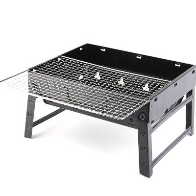 China Easily Assembled Commercial BBQ Grill DELUXEFIT Mini Table Top Foldable Portable Charcoal Grill For Picnic for sale