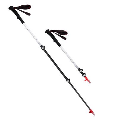 China Adjustable Folding Carbon Fiber Canes DELUXEFIT Crutch Telescopic Alpenstock Trekking Poles for sale