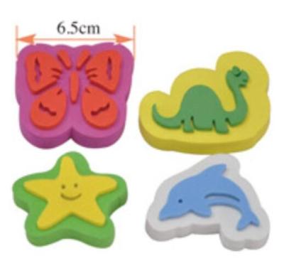 China EVA High Quality Art Brush Foam Stamp Set For Kids for sale