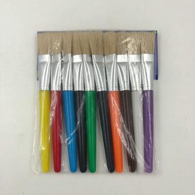 China High quality art paint brush with plastic handle for sale