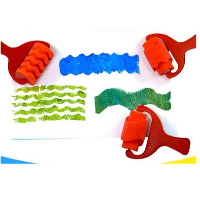 China Ideal For Kids Paint High Quality Sponge Brush Sponge Roller Factory Lowercase Letter Foam Stamps Shape For Kids for sale