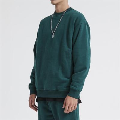 China Anti-wrinkle 2023 Wholesale Custom Made Pullover Streetwear Heavyweight Thick Pullover Hoodie Men sweater crewneck for sale