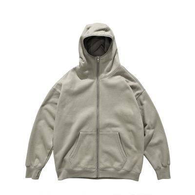 China Anti-wrinkle Wholesale OEM Pullover 500 Gsm 100% Cotton Acid Wash Hoodie Custom Logo Boys Grey Zip Up Hoodies For Men for sale