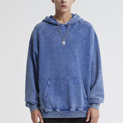 China Anti-wrinkle High Quality Crewneck Mens Hooded Sweatshirts Custom Logo Luxury Comfort Colors Acid Wash Sweatshirt Men for sale