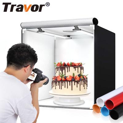 China Travor M40 II camera softbox soft mini studio photo studio photo photography tent led light soft box with 5 color background for sale