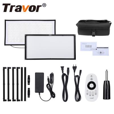 China Soft Fabric Panel Led Lamp Travor FL-3060A 2.4G Remote Control Dimmable Video Cloth Lighting Photographic Led Flexible Soft Fabric Light for sale